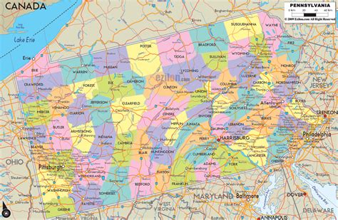 http://www.ezilon.com/maps/images/usa/pennsylvania-county-map.gif Imaging Usa, Poverty Rate ...