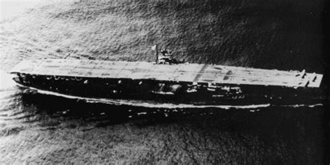 The First Of Four Japanese Carriers Sunk At Midway: Akagi