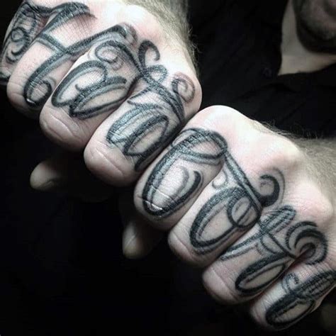 75 Finger Tattoos For Men - Manly Design Ideas