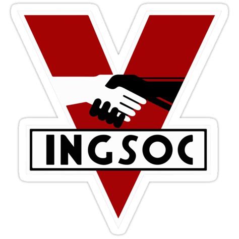 "1984 Ingsoc Logo" Stickers by VicCreatures | Redbubble