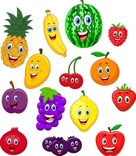 personaje de dibujos animados de frutas 8916626 Vector en Vecteezy