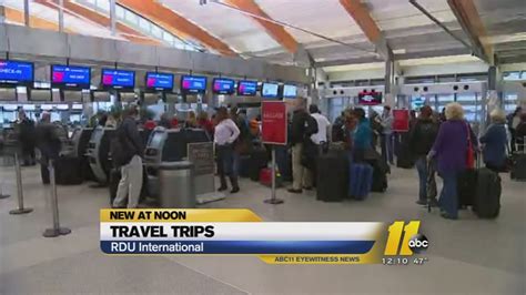 RDU Airport officials offering travel tips for busy holiday season ...