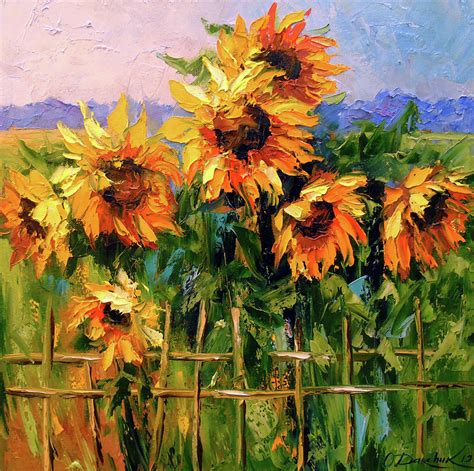 Sunflowers #4 Painting by Olha Darchuk - Fine Art America