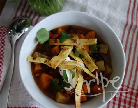 Black Bean Tortilla Soup | RIPE