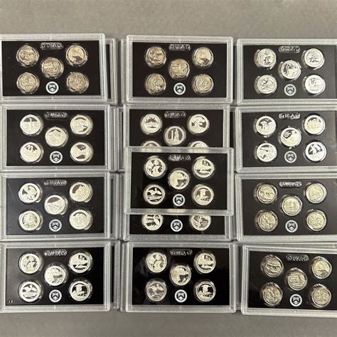 LOT 719 – 25 PROOF SETS OF 5 QUARTERS