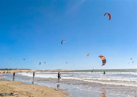 Kite-surfing in Essaouira, Morocco, the "Windy City of Africa"