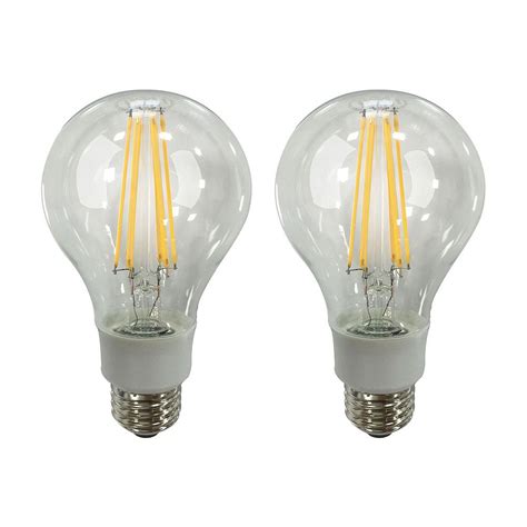 Ecosmart 100W Equivalent Soft White (2700K) A21 Dimmable LED Light Bulb ...