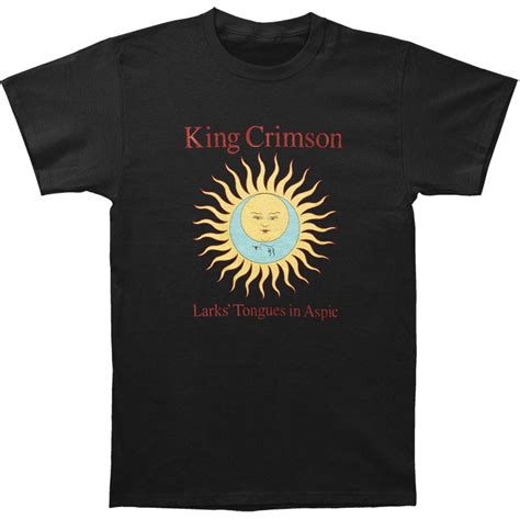 King Crimson Men's Larks' Tongues In Aspic Black T-shirt Small Black ...