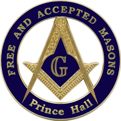 AEC-307-PH Deluxe Cut-Out Auto Emblem - Free And Accepted Masons - Prince Hall