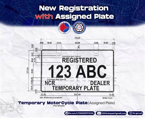 LTO Releases Clear Guide For Improvised Or Temporary License Plates For Motorcycles • YugaAuto ...