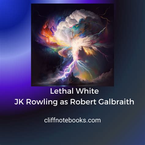 Lethal White | Cormoran Strike Book 4 | JK Rowling as Robert Galbraith ...