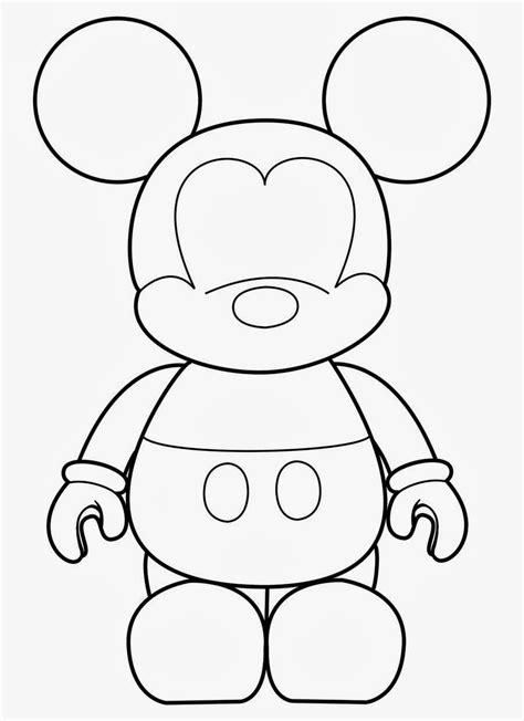 Mickey Mouse Printable Template - Printable Templates