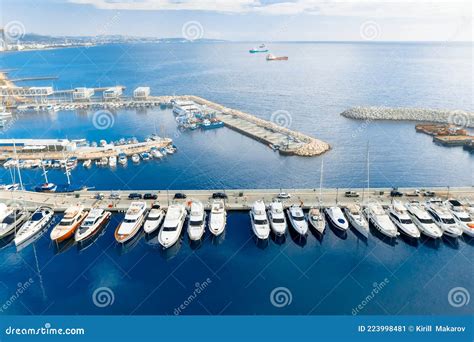 Boats And Yachts At Limassol Old Port And Marina Stock Image | CartoonDealer.com #223998481