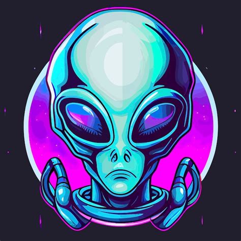 Premium Vector | Alien flat design alien vector art