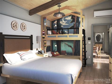 More Details & Room Concept Art Released for 'The Cabins at Disney's ...