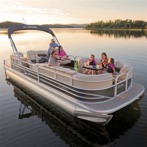 Outboard pontoon boat - PARTY BARGE® 24 DLX - Sun Tracker - 12-person max.