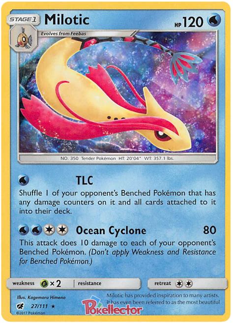 Milotic - Crimson Invasion #27 Pokemon Card