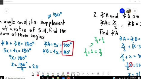 Complementary | supplementary | conjugate angles - YouTube