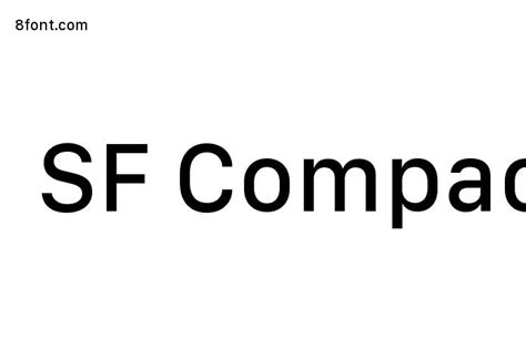 SF Compact Text Medium Font - Free Font Download