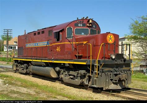 AM 46 Arkansas & Missouri Railroad Alco C420 at Van Buren, Arkansas by ...