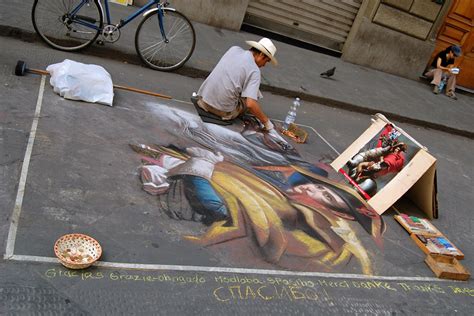 A pavement art picture – Burlaki.com