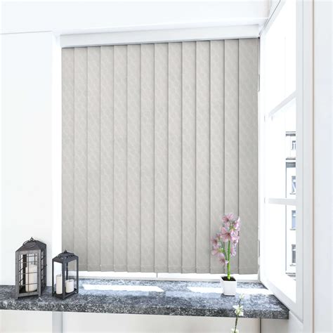 Nyla White Vertical Replacement Slats | Made-to-Measure Window Blinds ...