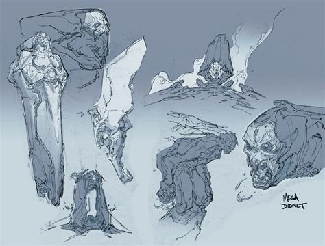 Halo 4 Designing the Prometheans (AKA Early prototypes that are way more interesting) | NeoGAF