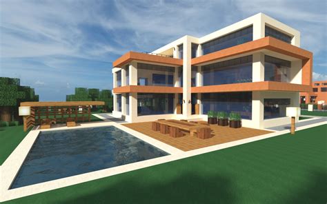 Modern House #3 - Menix House Series Minecraft Map | Modern minecraft houses, Minecraft modern ...