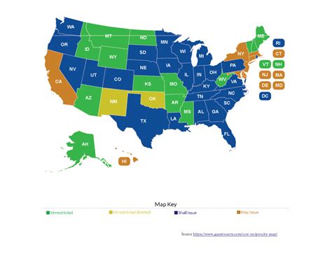 Florida Concealed Carry Reciprocity Map 2018 - Printable Maps