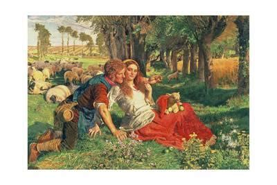 The Hireling Shepherd Painting at PaintingValley.com | Explore collection of The Hireling ...