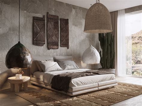 Ethnic bedroom on Behance