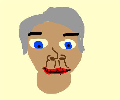 Jay Leno's massive chin - Drawception