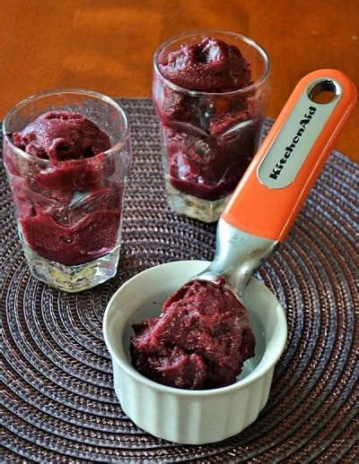 Concord Grape Sorbet - Jersey Girl Cooks