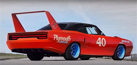 Modernized Plymouth Road Runner Superbird Looks Menacing, Wing Still ...