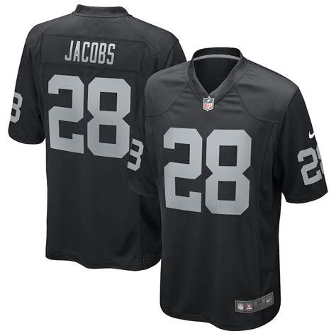 Nike Josh Jacobs Las Vegas Raiders Black Game Player Jersey