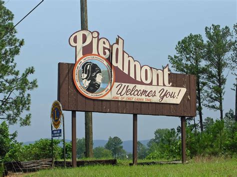 Geographically Yours Welcome: Piedmont, Alabama