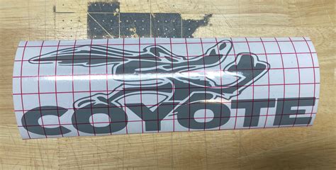 Mustang Coyote Decal - Etsy