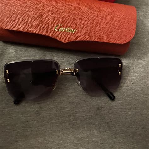 Black Cartier glasses. Basically new only worn once.... - Depop