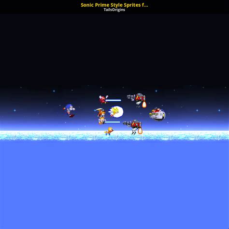 Sonic Prime Style Sprites for 3D2DS Moveset [Sonic 3 A.I.R.] [Mods]