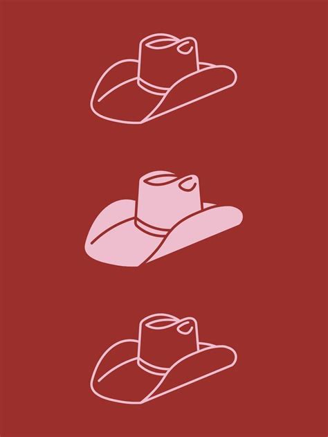 Cowgirl Hat Poster in 2024 | Cowboy posters, Love pink wallpaper ...