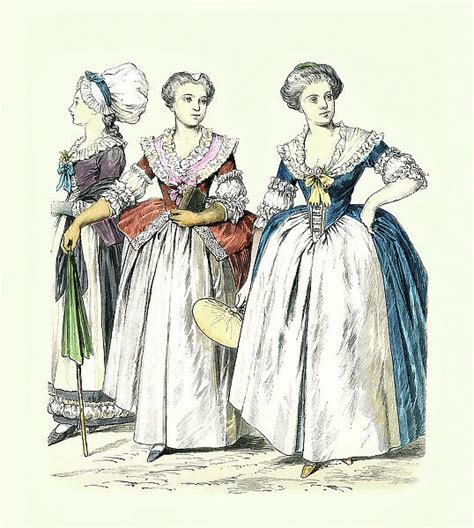 Womens fashions of the 18th Century, German Mannheim