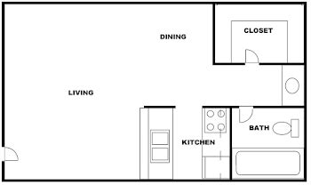 Savona Floorplan | The Park at Monza Apartments in Baytown, Texas