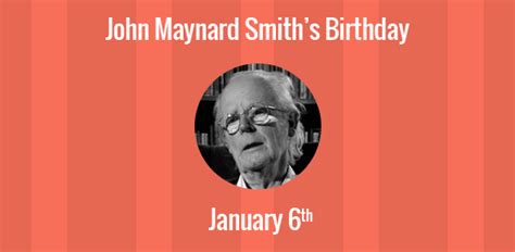 Birthday of John Maynard Smith: British geneticist and theoretical ...