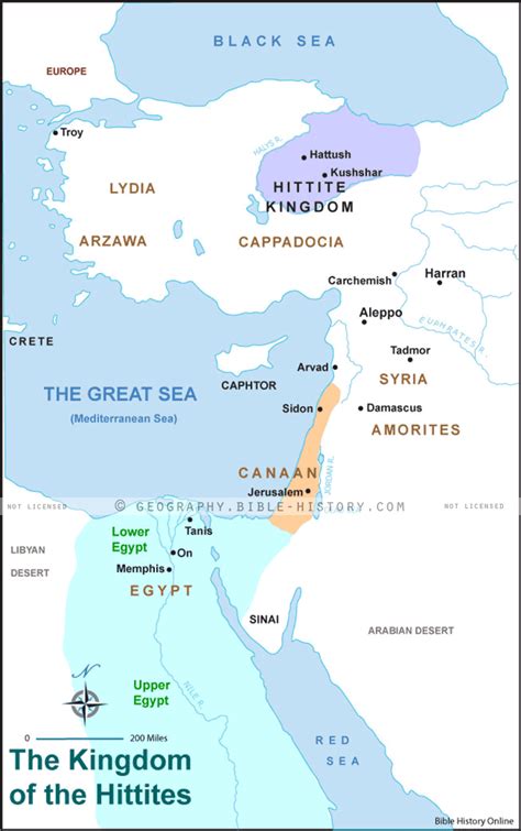 The Kingdom of the Hittites - Bible History