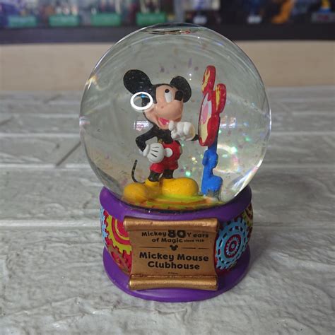 Jual Mickey Mouse Clubhouse - 80 Years of Magic Disneyland Snow Globe ...