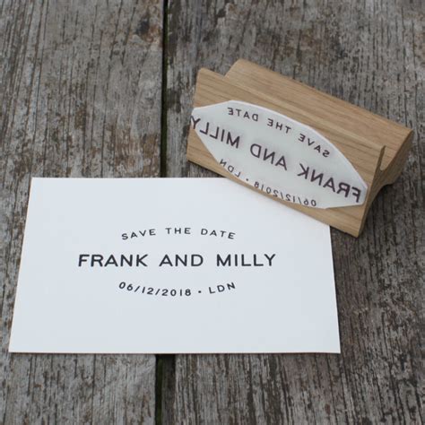 Personalised Wedding Stamps | Wedding Stamps | Save The Date Stamps