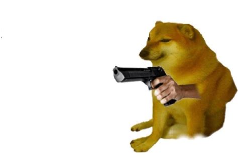 Meme Generator - Doge with gun - Newfa Stuff