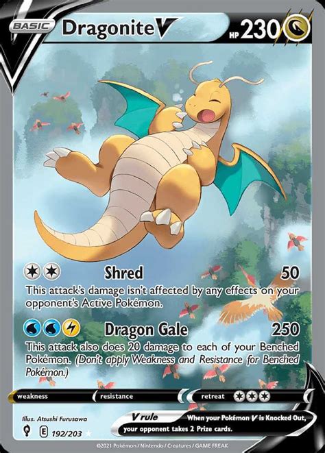 Dragonite Vstar and Raichu - PokemonCard