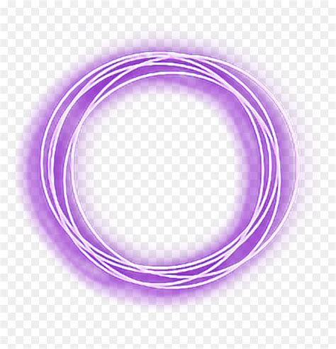 Neon O C - Purple Neon Circle Png, Transparent Png - vhv