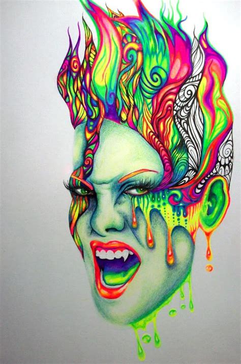 I Use Gel Pens To Create Colorful Art | Bored Panda